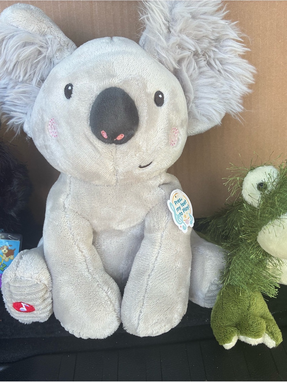 Plush Gray Koala Stuffed Animal - Soft Cuddly Toy for Kids -3 toys , 2 webkinz